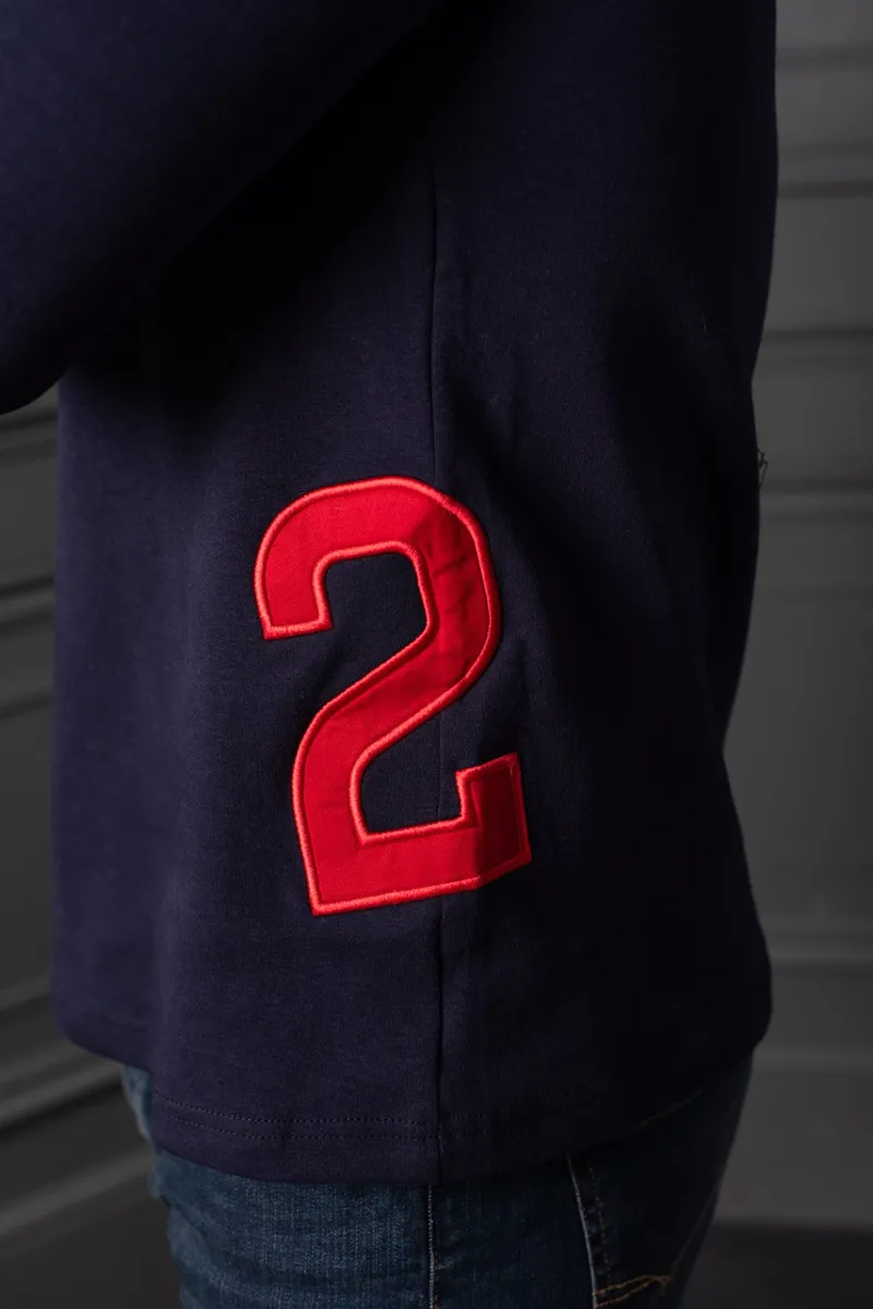 POSH Country Ruddington Rugby Shirt Navy-5